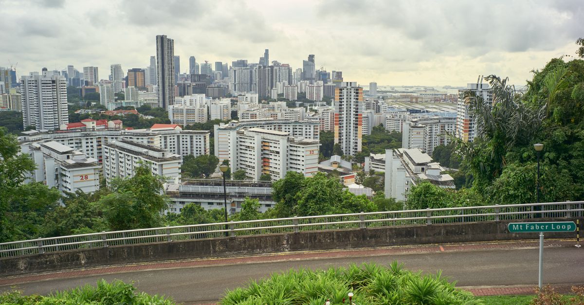Panorama de Singapour vu depuis Mount Faber