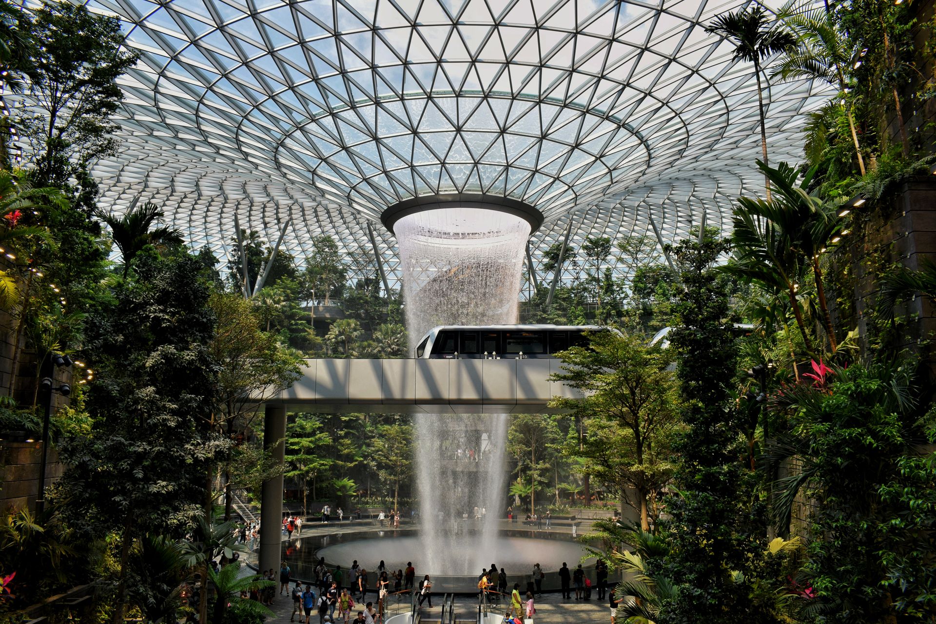 Pluie tropicale à Singapour