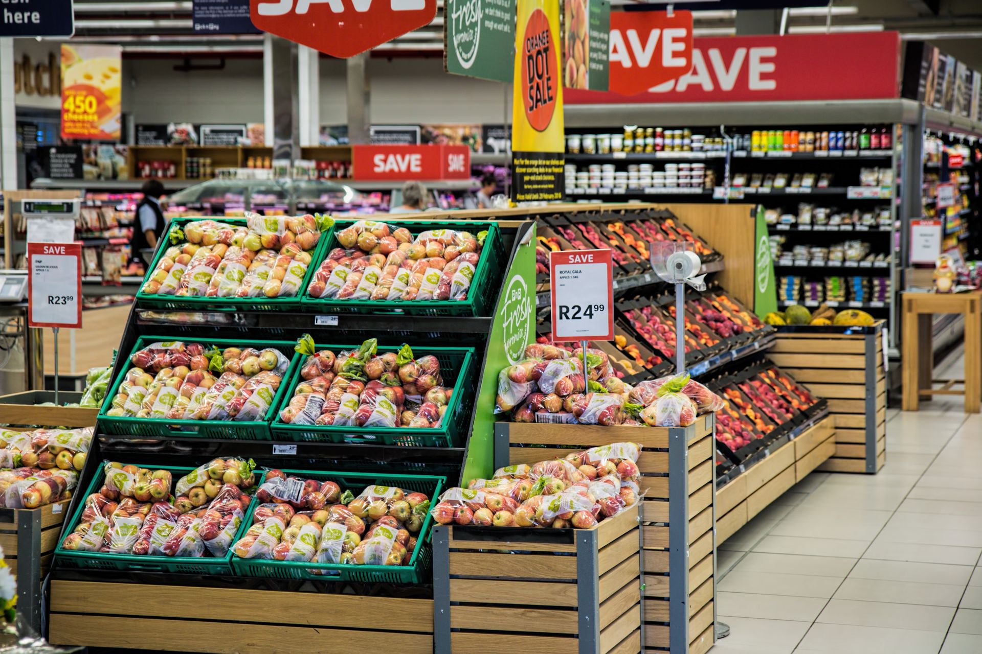 Rayon de supermarché à Singapour