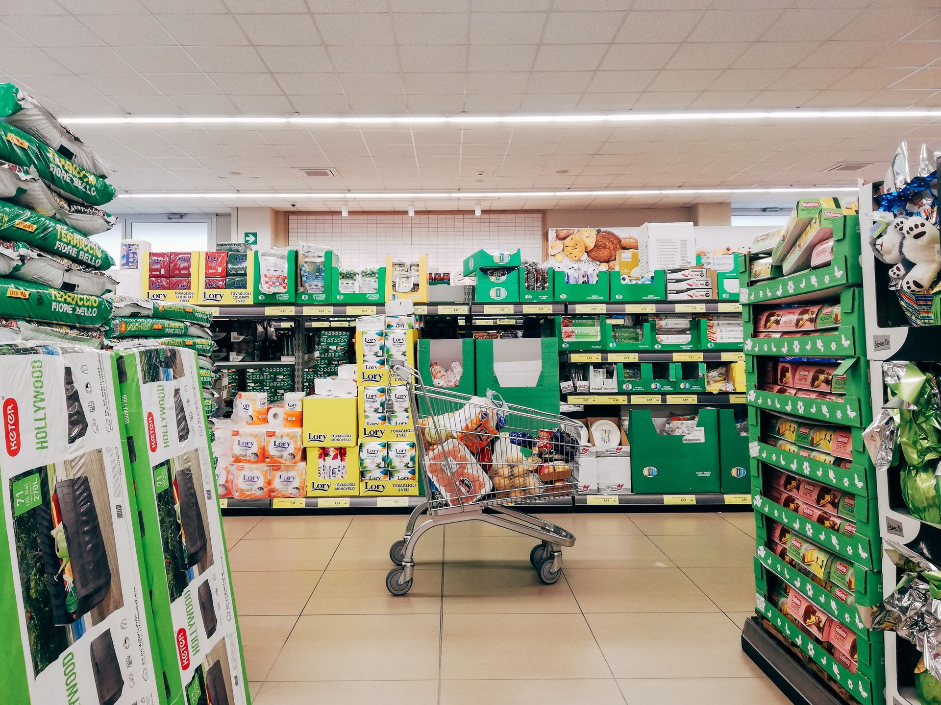 Supermarché moderne à Singapour